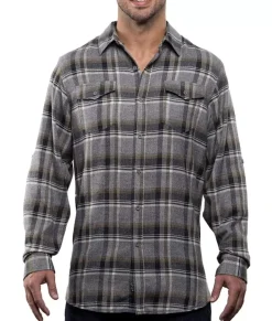 Online Nayked Apparel Men'S Ridiculously Soft Button Down Plaid Flannel Shirt