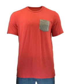 Online Nayked Apparel Men'S Ridiculously Soft Contrast Pocket Short Sleeve Crew Neck T-Shirt