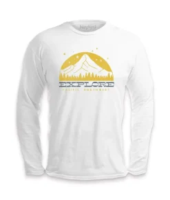 Online Nayked Apparel Men'S Ridiculously Soft Cotton Long Sleeve Graphic Tee | Explore