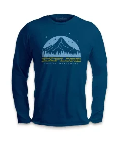 Online Nayked Apparel Men'S Ridiculously Soft Cotton Long Sleeve Graphic Tee | Explore