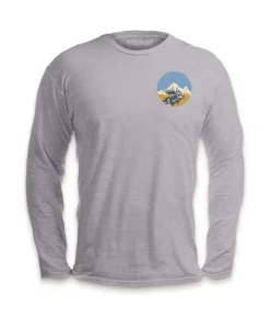 Hot Nayked Apparel Men'S Ridiculously Soft Cotton Long Sleeve Graphic Tee | Pacific Northwest