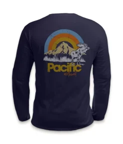 Hot Nayked Apparel Men'S Ridiculously Soft Cotton Long Sleeve Graphic Tee | Pacific Northwest