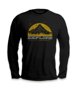 Fashion Nayked Apparel Men'S Ridiculously Soft Cotton Long Sleeve Graphic Tee | Explore