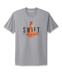 Hot Nayked Apparel Men'S Ridiculously Soft Cotton Graphic Tee | Swift Single Malt