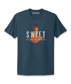 Outlet Nayked Apparel Men'S Ridiculously Soft Cotton Graphic Tee | Swift Single Malt