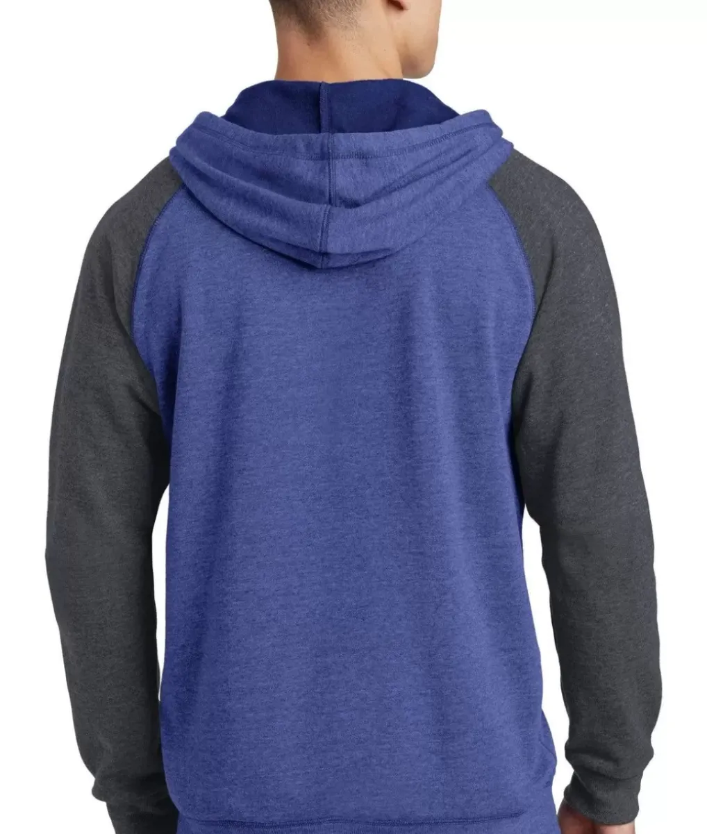 New Nayked Apparel Men'S Ridiculously Soft Fleece Raglan Hoodie