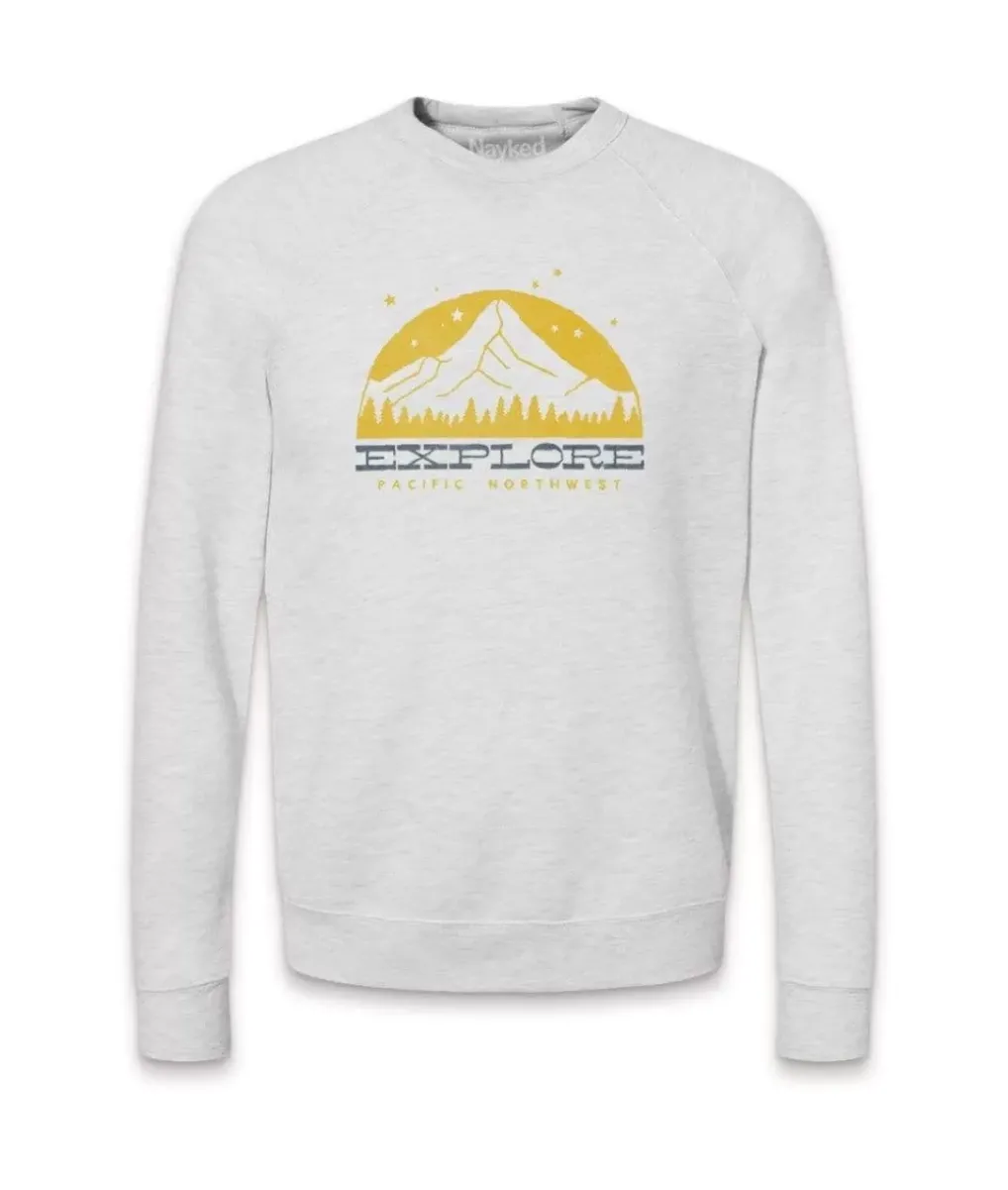 Online Nayked Apparel Men'S Ridiculously Soft Fleece Pullover Graphic Sweatshirt | Explore