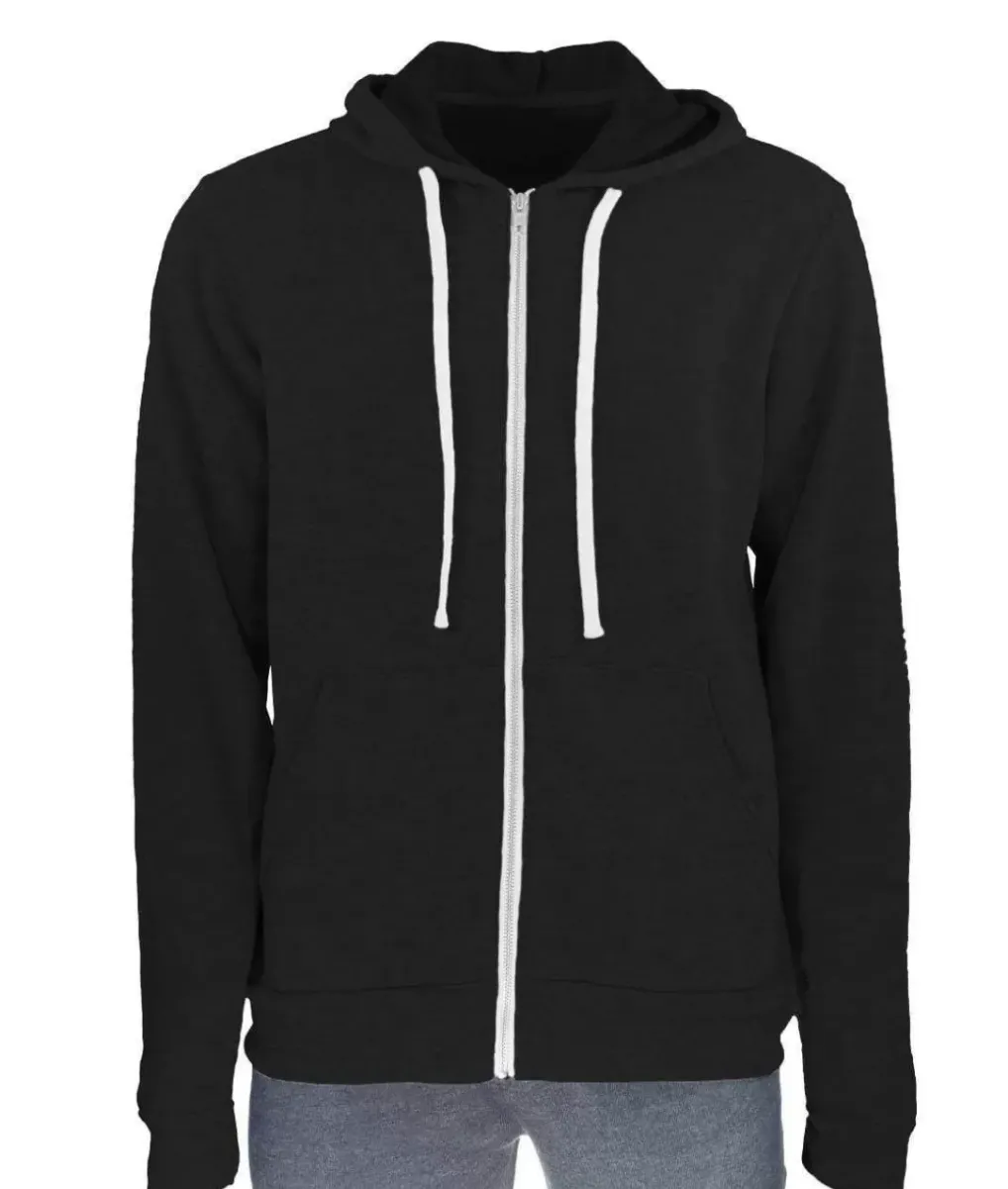 Fashion Nayked Apparel Men'S Ridiculously Soft Fleece Full-Zip Hoodie