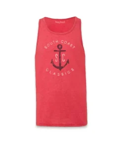 Discount Nayked Apparel Men'S Ridiculously Soft Graphic Lightweight Tank Top | Sc Anchor