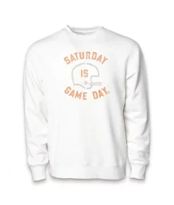 Best Nayked Apparel Men'S Ridiculously Soft Heavyweight Fleece Graphic Pullover Sweatshirt | Saturday Is Game Day