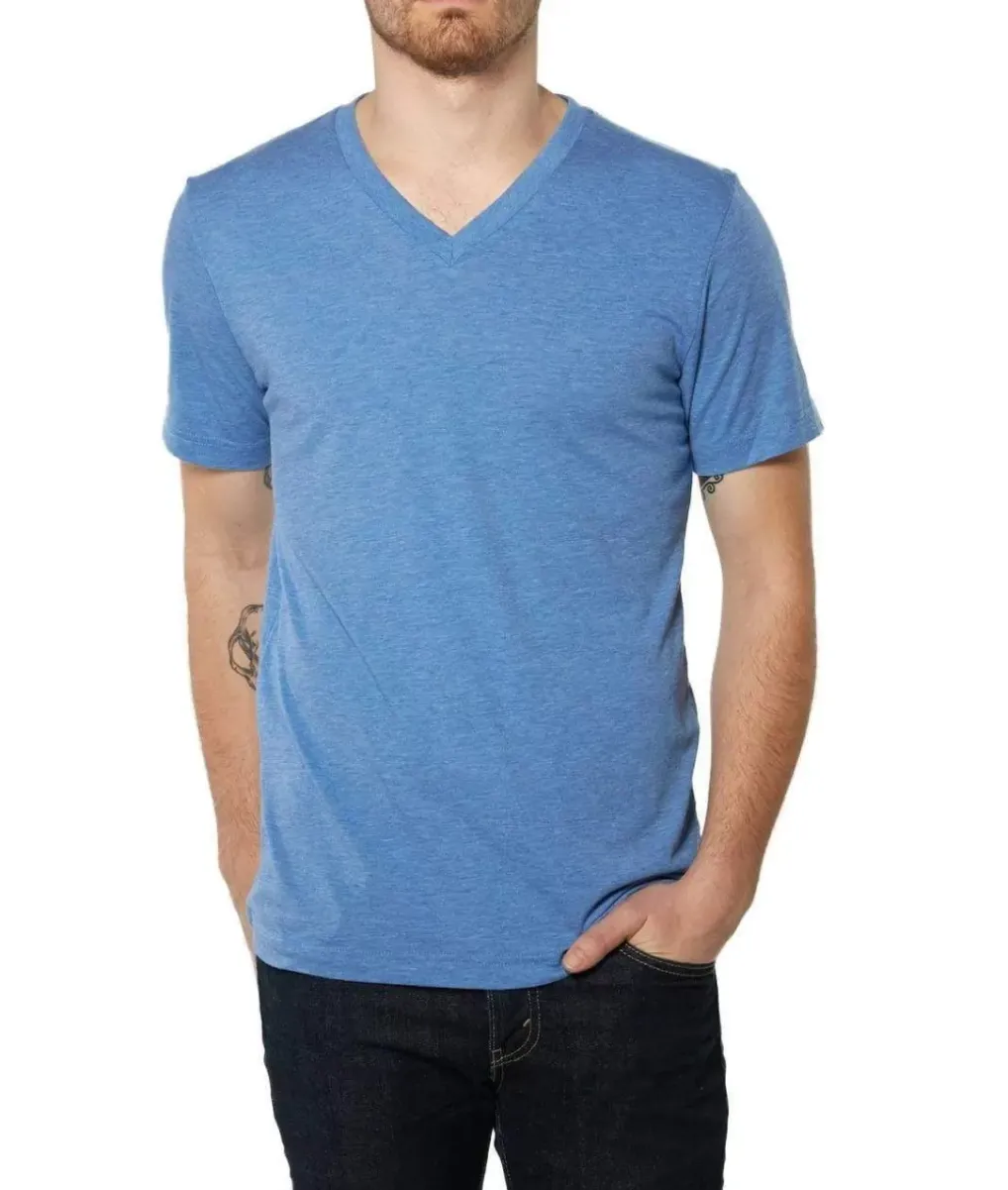 Sale Nayked Apparel Men'S Ridiculously Soft Lightweight V-Neck T-Shirt | Classic