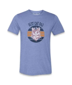Hot Nayked Apparel Men'S Ridiculously Soft Lightweight Graphic Tee | Best Cat Dad