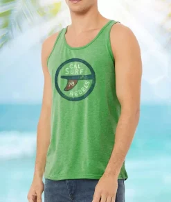 Online Nayked Apparel Men'S Ridiculously Soft Lightweight Graphic Tank Top | Surf Rebels