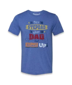 New Nayked Apparel Men'S Ridiculously Soft Lightweight Graphic Tee | The Dad That Stepped Up