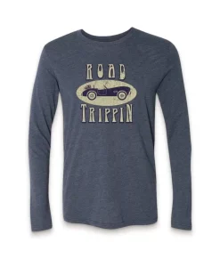Sale Nayked Apparel Men'S Ridiculously Soft Lightweight Long Sleeve Graphic Tee | Road Trippin