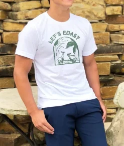 Hot Nayked Apparel Men'S Ridiculously Soft Lightweight Graphic Tee | Let'S Coast