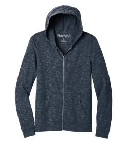 Online Nayked Apparel Men'S Ridiculously Soft Lightweight Full-Zip Hoodie