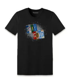 Clearance Nayked Apparel Men'S Ridiculously Soft Lightweight Graphic Tee | Stay Gold