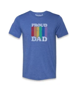 Sale Nayked Apparel Men'S Ridiculously Soft Lightweight Graphic Tee | Proud Dad
