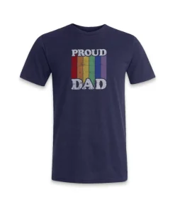 Sale Nayked Apparel Men'S Ridiculously Soft Lightweight Graphic Tee | Proud Dad