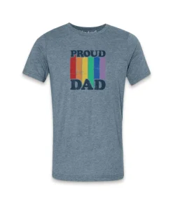 Sale Nayked Apparel Men'S Ridiculously Soft Lightweight Graphic Tee | Proud Dad