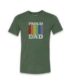 Sale Nayked Apparel Men'S Ridiculously Soft Lightweight Graphic Tee | Proud Dad
