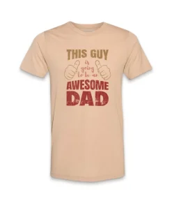 New Nayked Apparel Men'S Ridiculously Soft Lightweight Graphic Tee | Awesome Dad-To-Be