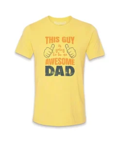 New Nayked Apparel Men'S Ridiculously Soft Lightweight Graphic Tee | Awesome Dad-To-Be