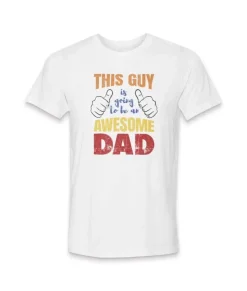 New Nayked Apparel Men'S Ridiculously Soft Lightweight Graphic Tee | Awesome Dad-To-Be