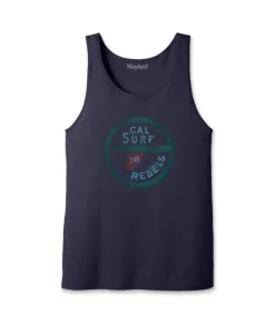 Clearance Nayked Apparel Men'S Ridiculously Soft Lightweight Graphic Tank Top | Surf Rebels