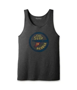 Clearance Nayked Apparel Men'S Ridiculously Soft Lightweight Graphic Tank Top | Surf Rebels