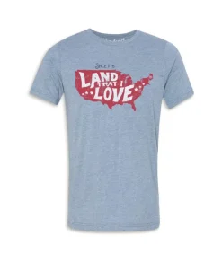 Fashion Nayked Apparel Men'S Ridiculously Soft Lightweight Graphic Tee | Land That I Love