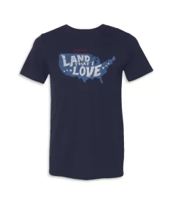 Fashion Nayked Apparel Men'S Ridiculously Soft Lightweight Graphic Tee | Land That I Love