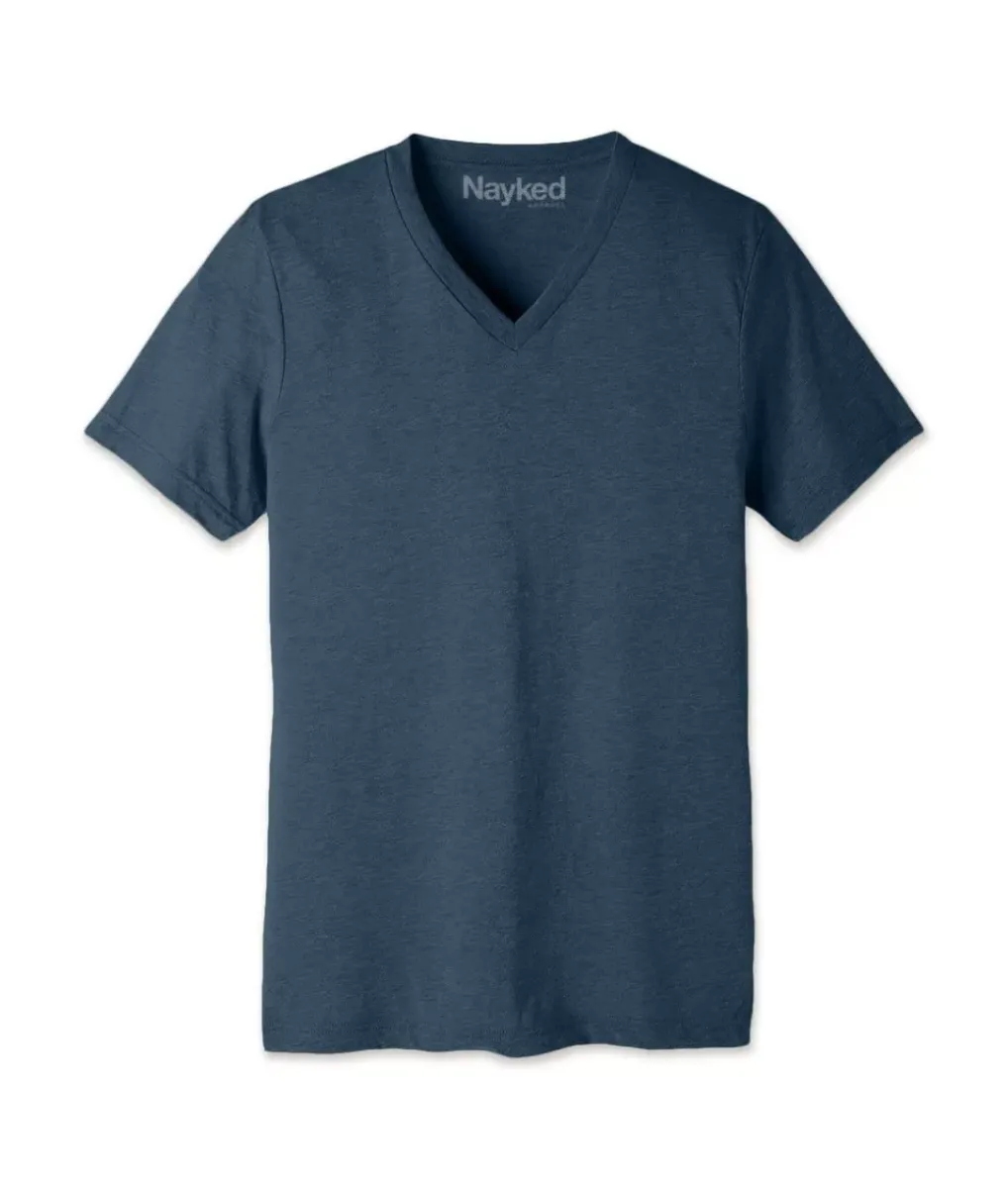 Online Nayked Apparel Men'S Ridiculously Soft Lightweight V-Neck T-Shirt | New Arrival Colors