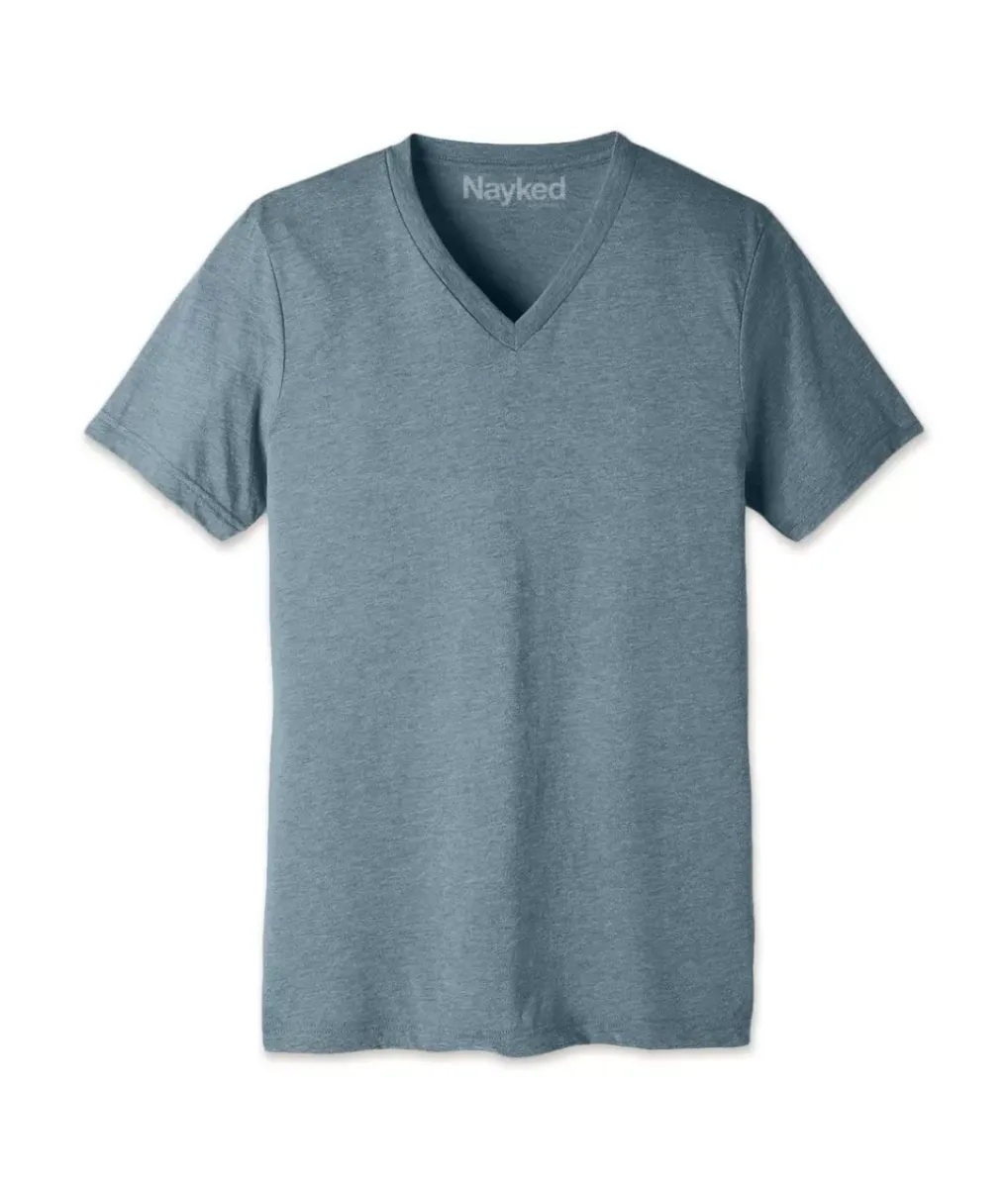 Online Nayked Apparel Men'S Ridiculously Soft Lightweight V-Neck T-Shirt | New Arrival Colors