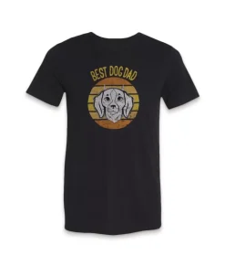Online Nayked Apparel Men'S Ridiculously Soft Lightweight Graphic Tee | Best Dog Dad (V2)