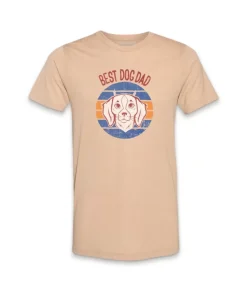 Online Nayked Apparel Men'S Ridiculously Soft Lightweight Graphic Tee | Best Dog Dad (V2)