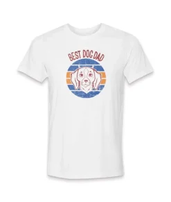 Online Nayked Apparel Men'S Ridiculously Soft Lightweight Graphic Tee | Best Dog Dad (V2)