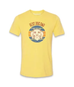 Online Nayked Apparel Men'S Ridiculously Soft Lightweight Graphic Tee | Best Dog Dad (V2)