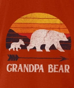 Outlet Nayked Apparel Men'S Ridiculously Soft Lightweight Graphic Tee | Grandpa Bear