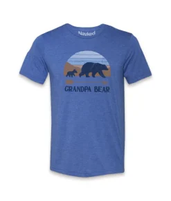 Outlet Nayked Apparel Men'S Ridiculously Soft Lightweight Graphic Tee | Grandpa Bear