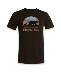 Outlet Nayked Apparel Men'S Ridiculously Soft Lightweight Graphic Tee | Grandpa Bear