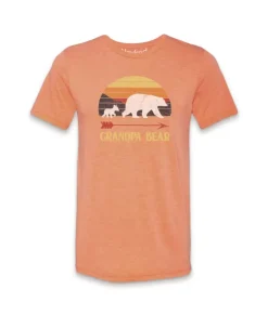 Outlet Nayked Apparel Men'S Ridiculously Soft Lightweight Graphic Tee | Grandpa Bear