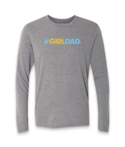 Fashion Nayked Apparel Men'S Ridiculously Soft Lightweight Long Sleeve Graphic Tee | #Girldad