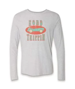 Discount Nayked Apparel Men'S Ridiculously Soft Lightweight Long Sleeve Graphic Tee | Road Trippin