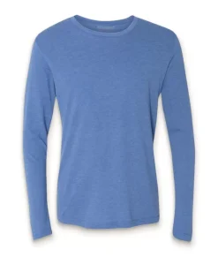 Clearance Nayked Apparel Men'S Ridiculously Soft Lightweight Long Sleeve Crew Shirt