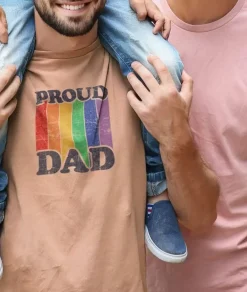 Clearance Nayked Apparel Men'S Ridiculously Soft Lightweight Graphic Tee | Proud Dad