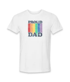 Clearance Nayked Apparel Men'S Ridiculously Soft Lightweight Graphic Tee | Proud Dad