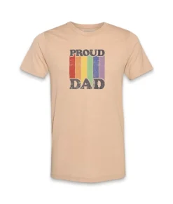 Clearance Nayked Apparel Men'S Ridiculously Soft Lightweight Graphic Tee | Proud Dad
