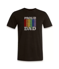 Clearance Nayked Apparel Men'S Ridiculously Soft Lightweight Graphic Tee | Proud Dad